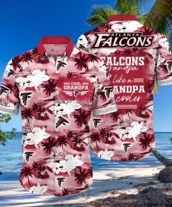 Beach Aloha NFL Atlanta Falcons Hawaiian Shirt Granpa Like A Granpa But Cooler
