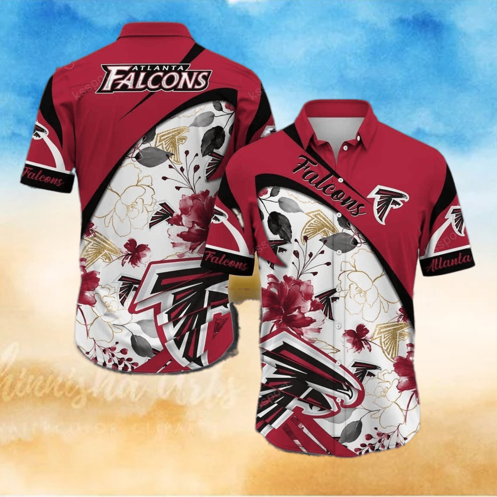 Beach Aloha NFL Atlanta Falcons Hawaiian Shirt Summer Gift For Friend Beach Aloha NFL Atlanta Falcons Hawaiian Shirt Summer Gift For Friend