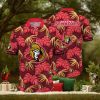 NCAA Kansas Jayhawks Hawaiian Shirt Mickey And Floral Pattern