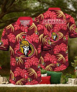 Beach Balls Aloha Shirt Ottawa Senators NHL Hawaiian Style