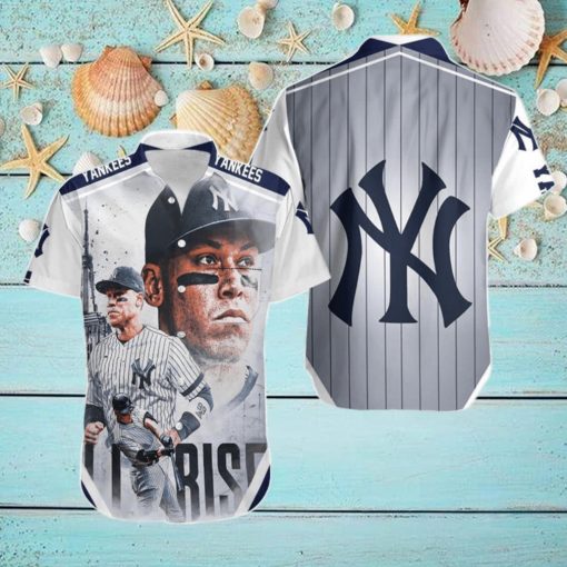 Beach Shirt 99 New York Yankees Aaron Judge All Rise Hawaiian Shirt For Men Women