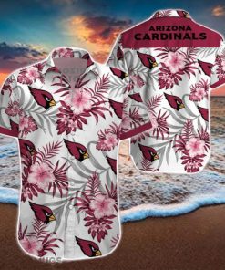 Beach Shirt Arizona Cardinals 3D Printing Hawaiian Shirt NFL Shirt For Fans