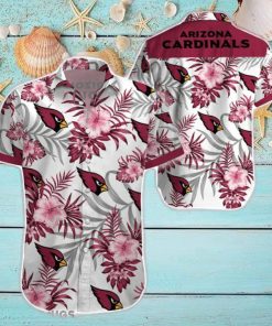 Beach Shirt Arizona Cardinals 3D Printing Hawaiian Shirt NFL Shirt For Fans