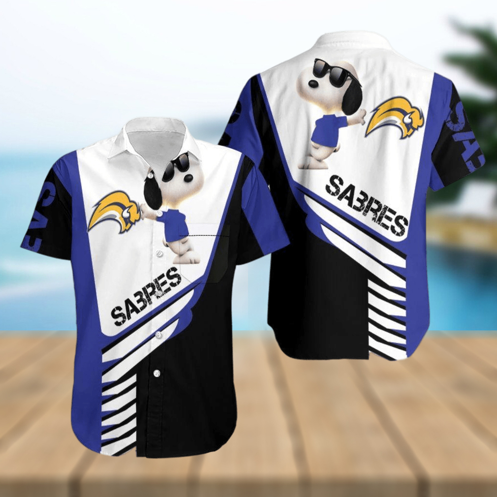 Beach Shirt Buffalo Sabres Snoopy For Fans 3D Hawaiian Shirt Beach Shirt Buffalo Sabres Snoopy For Fans 3D Hawaiian Shirt