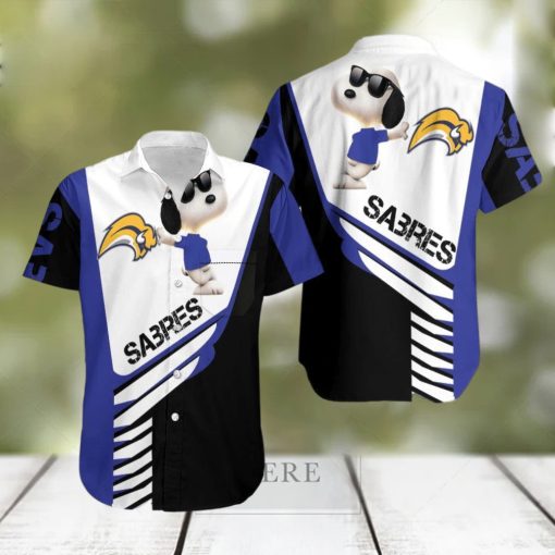 Beach Shirt Buffalo Sabres Snoopy For Fans 3D Hawaiian Shirt