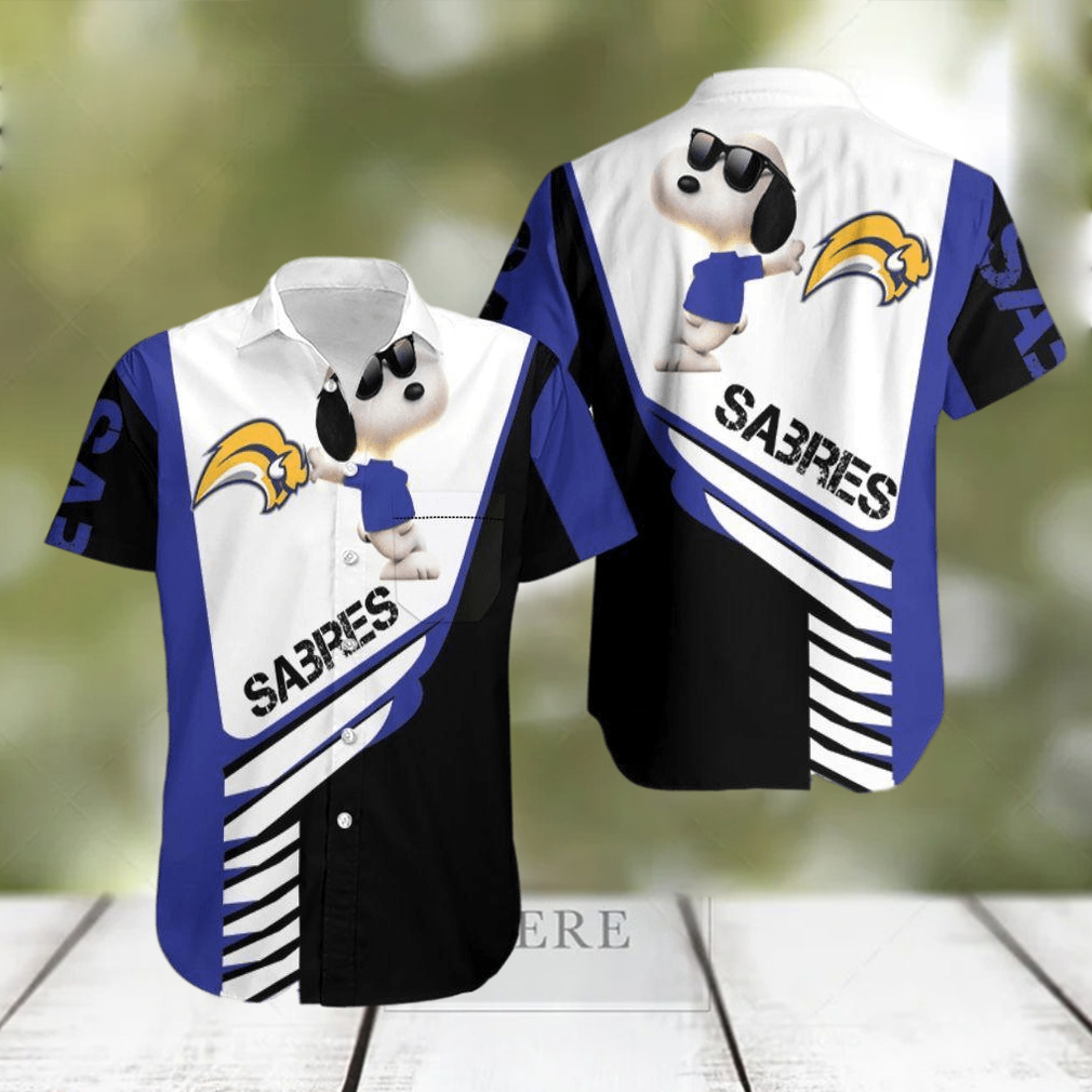 Beach Shirt Buffalo Sabres Snoopy For Fans 3D Hawaiian Shirt Beach Shirt Buffalo Sabres Snoopy For Fans 3D Hawaiian Shirt