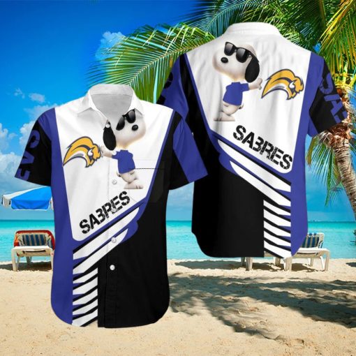 Beach Shirt Buffalo Sabres Snoopy For Fans 3D Hawaiian Shirt