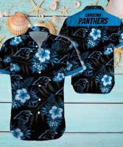 Beach Shirt Carolina Panthers 3D Printing Hawaiian Shirt NFL Shirt For Fans