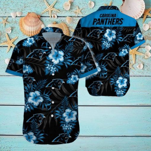 Beach Shirt Carolina Panthers 3D Printing Hawaiian Shirt NFL Shirt For Fans