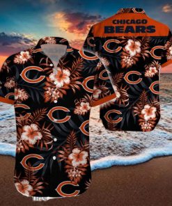 Beach Shirt Chicago Bears 3D Printing Hawaiian Shirt NFL Shirt For Fans