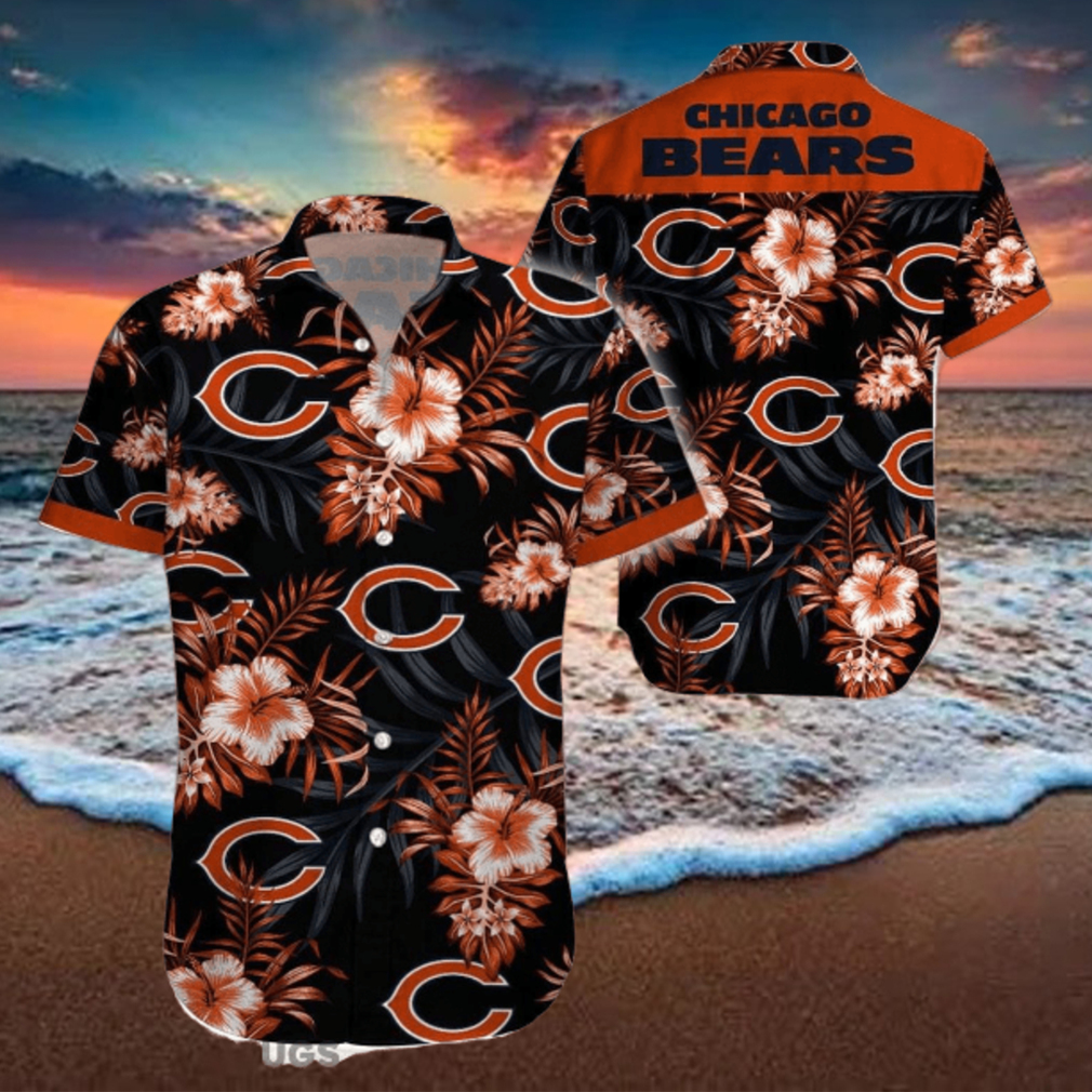 Beach Shirt Chicago Bears 3D Printing Hawaiian Shirt NFL Shirt For Fans Beach Shirt Chicago Bears 3D Printing Hawaiian Shirt NFL Shirt For Fans