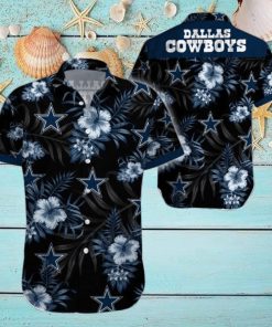 Beach Shirt Dallas Cowboys Tropical 3D Hawaiian Shirt Big Fans Gift
