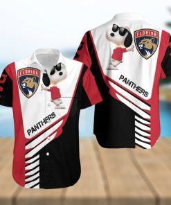 Beach Shirt Florida Panthers Snoopy For Fans 3D Hawaiian Shirt