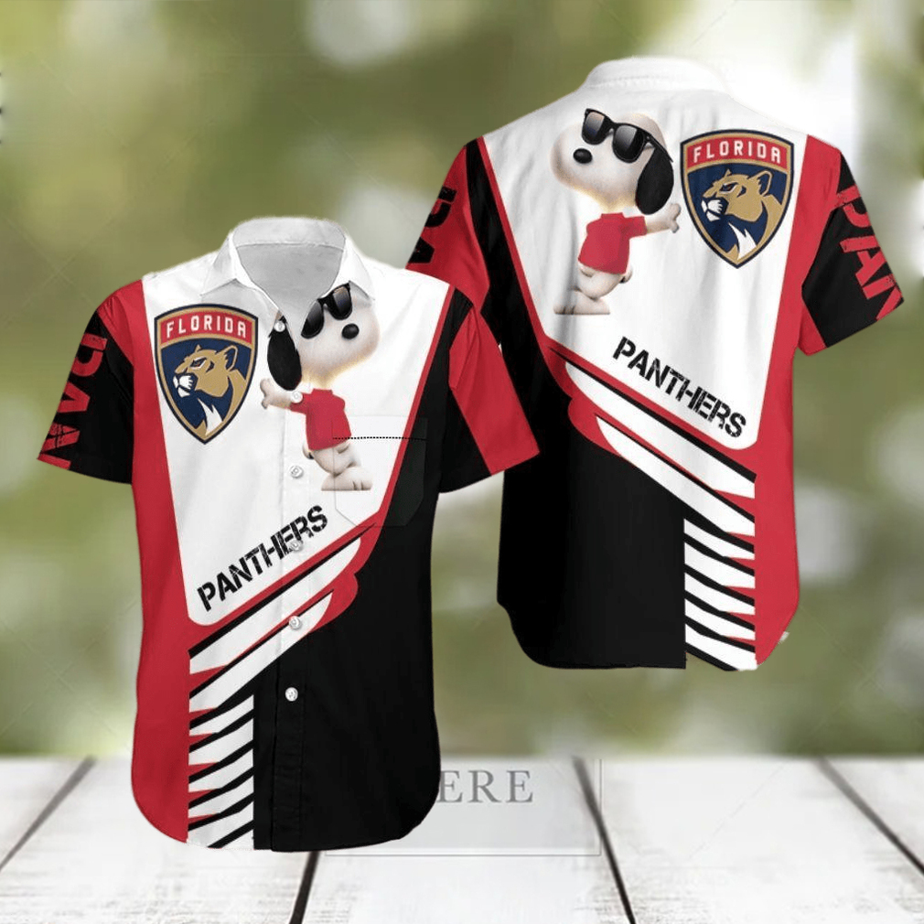 Beach Shirt Florida Panthers Snoopy For Fans 3D Hawaiian Shirt Beach Shirt Florida Panthers Snoopy For Fans 3D Hawaiian Shirt