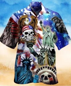 Beach Shirt Get Here Hawaiian Aloha Shirts Liberty Skull