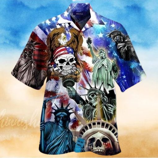 Beach Shirt Get Here Hawaiian Aloha Shirts Liberty Skull