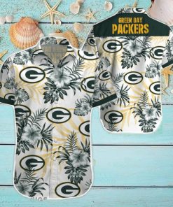 Beach Shirt Green Bay Packers 3D Printing Hawaiian Shirt NFL Shirt For Fans