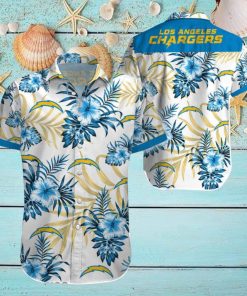 Beach Shirt Los Angeles Chargers 3D Printing Hawaiian Shirt NFL Shirt For Fans