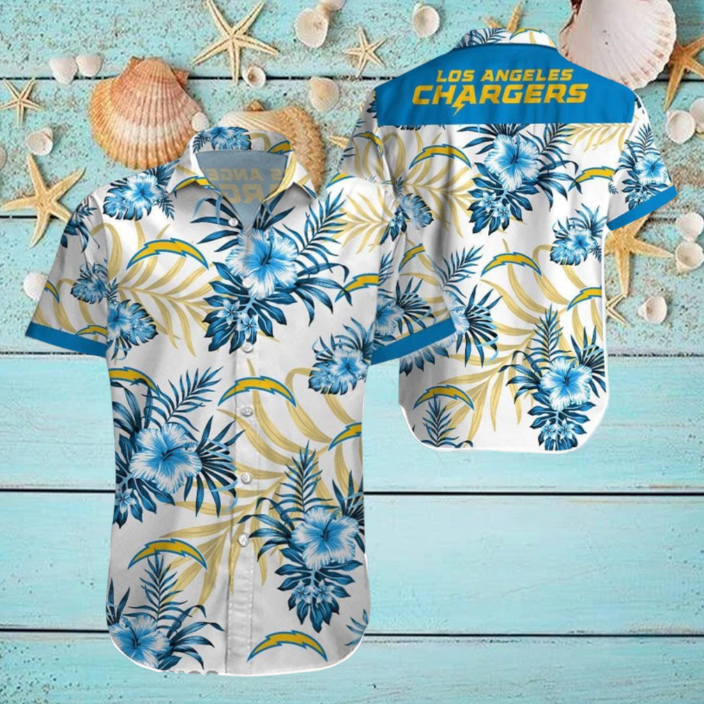 Beach Shirt Los Angeles Chargers 3D Printing Hawaiian Shirt NFL Shirt For Fans Beach Shirt Los Angeles Chargers 3D Printing Hawaiian Shirt NFL Shirt For Fans