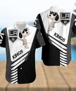 Beach Shirt Los Angeles Kings Snoopy For Fans 3D Hawaiian Shirt