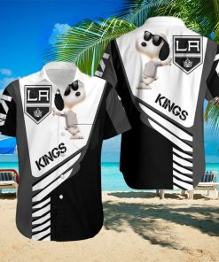 Beach Shirt Los Angeles Kings Snoopy For Fans 3D Hawaiian Shirt