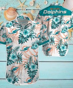 Beach Shirt Miami Dolphins 3D Printing Hawaiian Shirt NFL Shirt For Fans