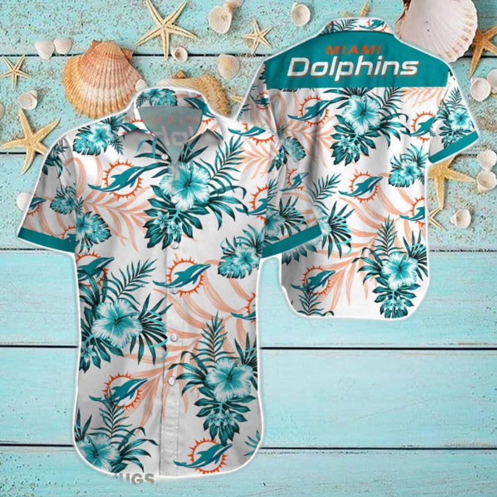 Beach Shirt Miami Dolphins 3D Printing Hawaiian Shirt NFL Shirt For Fans Beach Shirt Miami Dolphins 3D Printing Hawaiian Shirt NFL Shirt For Fans