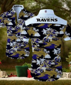 Beach Shirt NFL Baltimore Ravens Hawaiian Shirt For Men And Women