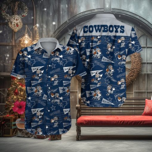 Beach Shirt NFL Dallas Cowboys Logo Hawaii All over print Shirts