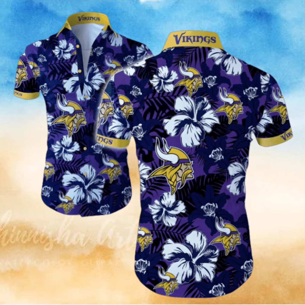 Beach Shirt NFL Minnesota Vikings Hawaiian Shirt Beach Shirt NFL Minnesota Vikings Hawaiian Shirt
