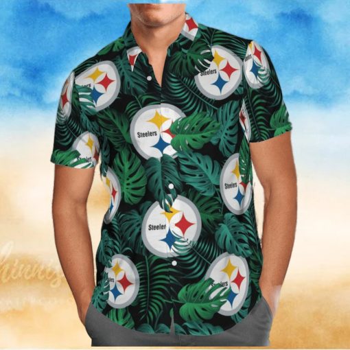Beach Shirt NFL Pittsburgh Steelers Tropical Hawaiian Shirt