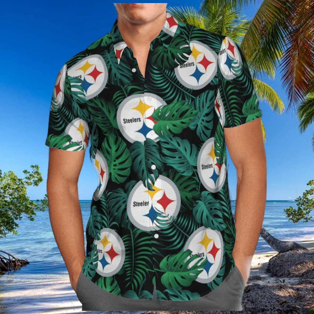 Beach Shirt NFL Pittsburgh Steelers Tropical Hawaiian Shirt Beach Shirt NFL Pittsburgh Steelers Tropical Hawaiian Shirt