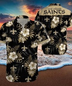 Beach Shirt New Orleans Saints Tropical 3D Hawaiian Shirt Big Fans Gift