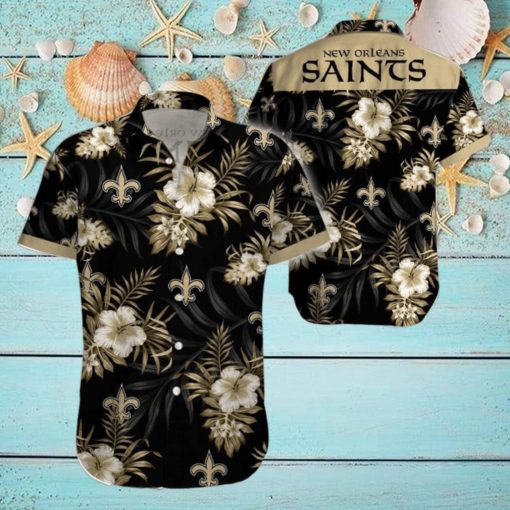 Beach Shirt New Orleans Saints Tropical 3D Hawaiian Shirt Big Fans Gift