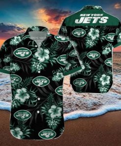 Beach Shirt New York Jets Tropical 3D Hawaiian Shirt Big Fans Gift