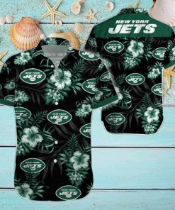 Beach Shirt New York Jets Tropical 3D Hawaiian Shirt Big Fans Gift