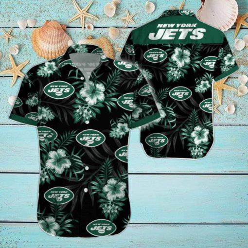 Beach Shirt New York Jets Tropical 3D Hawaiian Shirt Big Fans Gift