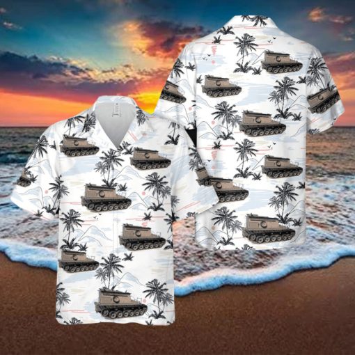 Beach armoured recovery vehicle WWII Hawaiian Shirt