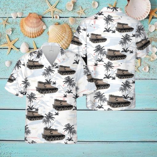 Beach armoured recovery vehicle WWII Hawaiian Shirt