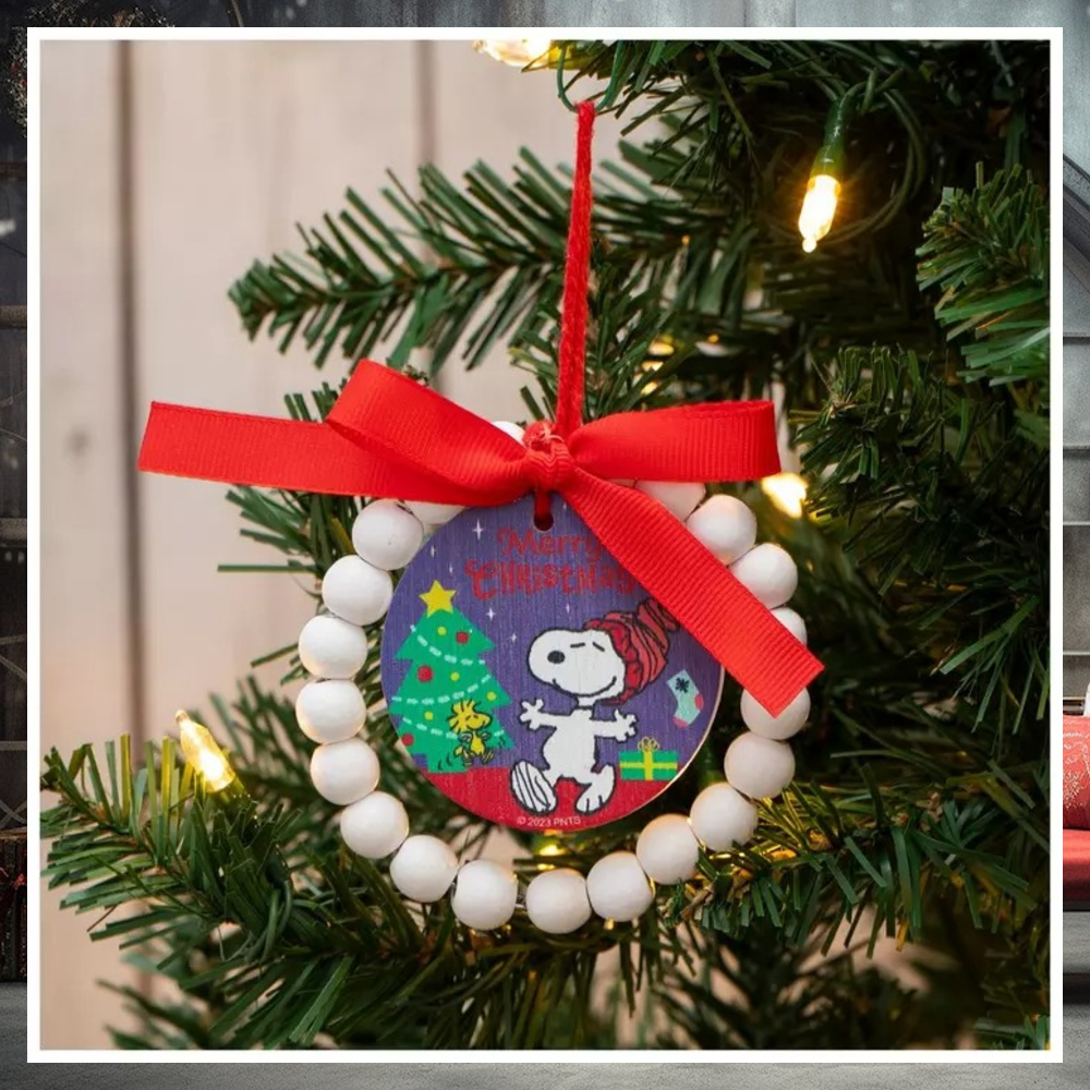 Beaded Snoopy Ornament Beaded Snoopy Ornament