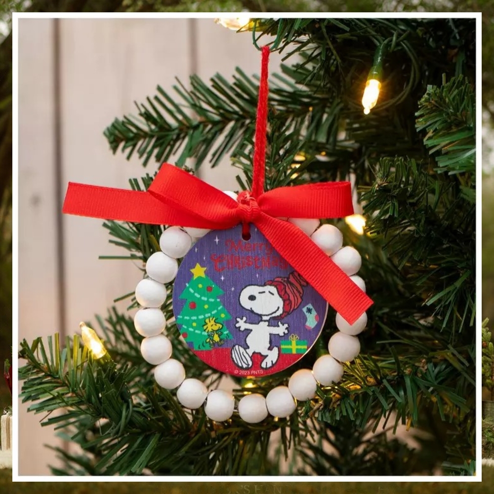 Beaded Snoopy Ornament Beaded Snoopy Ornament