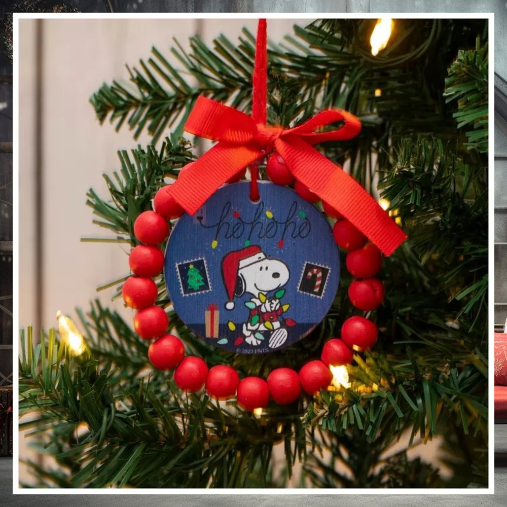 Beaded Snoopy Ornaments Beaded Snoopy Ornaments