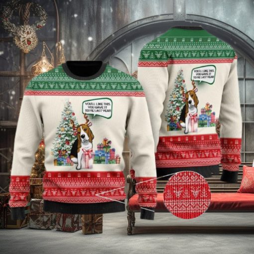 Beagle Dog Ugly Christmas Sweater For Men And Women