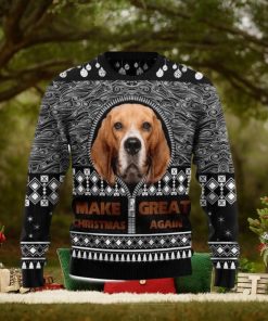 Beagle Make Great Again Ugly Christmas Sweater 3D Gift Christmas Funny