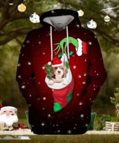 Beagle On Christmas Custom Hoodie 3D All Over Print