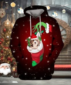 Beagle On Christmas Custom Hoodie 3D All Over Print