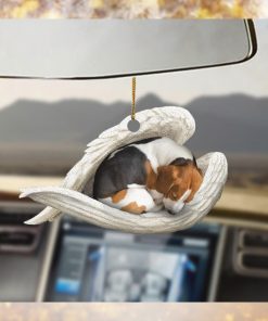 Beagle Sleeping Angel Ornament