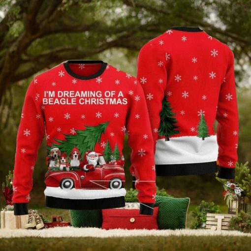 Beagle Ugly Christmas Sweater For Men & Women