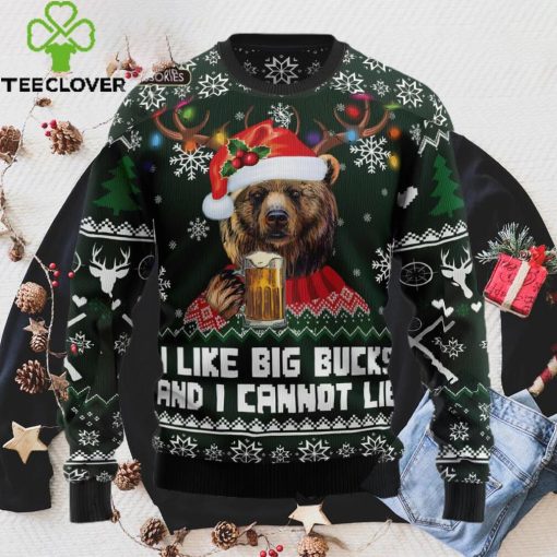 Bear Hunting and Beer Christmas Ugly Christmas Sweater, Xmas Sweathoodie, sweater, longsleeve, shirt v-neck, t-shirt