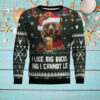 Gnome I Like Big Buds And I Cannot Lie Ugly Christmas Sweater